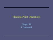 Floating-Point Operations