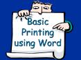 Basic Word Printing PowerPoint PPT Presentation