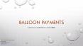 Car Loan Balloon Payments PowerPoint PPT Presentation