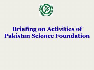 Standing Committee on Science