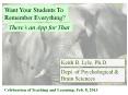 SIRE: A Fast, Easy, and Free Way to Improve Your Memory* PowerPoint PPT Presentation