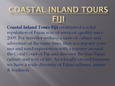 Cheapest Tours In Sigatoka, Fiji Is