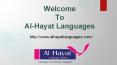 Al-Hayat provides Friendly Staff , Modern learning environment and One to One Tutorials with Educational trips. PowerPoint PPT Presentation