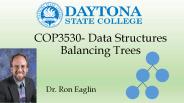 COP3530- Data Structures Balancing Trees
