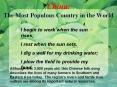 China: The Most Populous Country in the World PowerPoint PPT Presentation