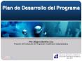 Plan de Desarrollo del Programa PowerPoint PPT Presentation