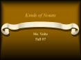 Kinds of Nouns PowerPoint PPT Presentation