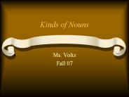 Kinds of Nouns