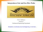 Integration of Air and Gas Flow Paths