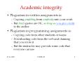 Academic%20integrity PowerPoint PPT Presentation