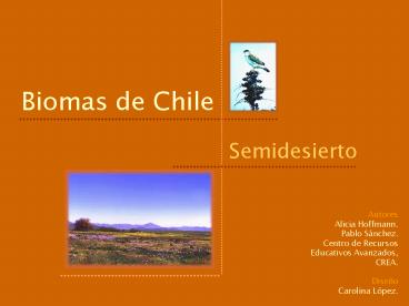 Biomas de Chile