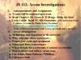 JS 112- Arson Investigations PowerPoint PPT Presentation