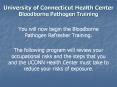 University of Connecticut Health Center Bloodborne Pathogen Training PowerPoint PPT Presentation