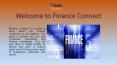 Finance Connect PowerPoint PPT Presentation