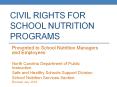 Civil Rights for School Nutrition Programs PowerPoint PPT Presentation