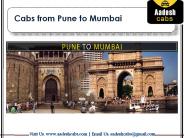 Cabs from Pune to Mumbai | Taxi from Pune to Mumbai | Pune Mumbai car rental | Pune to Mumbai Distance