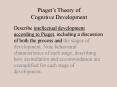 Piaget's Theory PowerPoint PPT Presentation