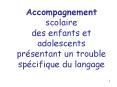 Accompagnement scolaire des enfants et adolescents pr PowerPoint PPT Presentation