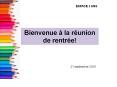 Bienvenue  PowerPoint PPT Presentation
