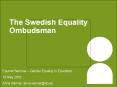 The Swedish Equality Ombudsman PowerPoint PPT Presentation