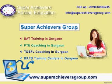 Find Best SAT Training in Gurgaon with Superachieversgroup
