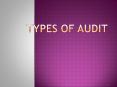 Types of audit PowerPoint PPT Presentation