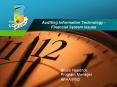 Auditing Information Technology - Financial System Issues PowerPoint PPT Presentation