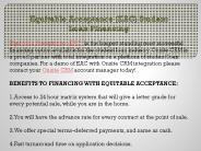 Equitable Acceptance (EAC) Student Loan Financing