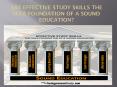 Are Effective Study Skills the Sole Foundation of a Sound Education? PowerPoint PPT Presentation