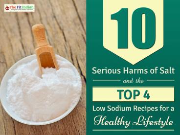 Top 10 Health Dangers of Salt to be Healthy (1)