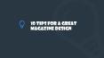 10 tips for a great Magazine Design PowerPoint PPT Presentation