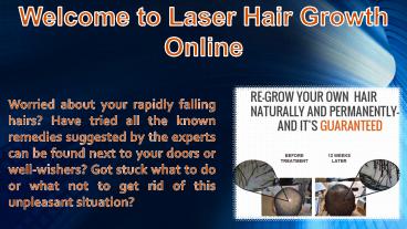 laser hair regrowth