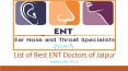 List of Best ENT Doctors of Jaipur - Curecity PowerPoint PPT Presentation