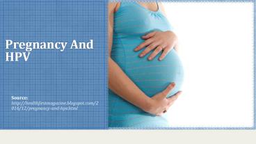 Pregnancy And HPV