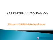 Salesforce Campaigns