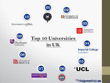 Top 10 Universities in UK for 2015-16 (1)