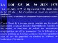 LA LOI 535 DU 30 JUIN 1975  PowerPoint PPT Presentation