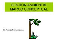 GESTION AMBIENTAL MARCO CONCEPTUAL