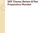 SAT Classes, Review & Test Preparation Mumbai