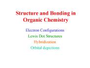 Structure and Bonding in Organic Chemistry