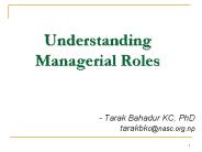 Understanding Managerial Roles