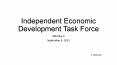 Independent Economic Development Task Force PowerPoint PPT Presentation