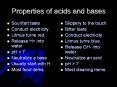 Properties of acids and bases PowerPoint PPT Presentation