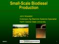 Small-Scale Biodiesel Production PowerPoint PPT Presentation
