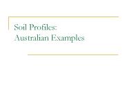 Soil Profiles: Australian Examples