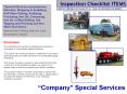 Inspection Checklist ITEMS PowerPoint PPT Presentation