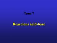 Reacciones 
