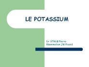 LE POTASSIUM
