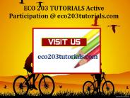 ECO 203 TUTORIALS Active Participation / eco203tutorials.com