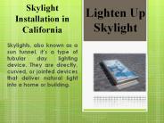 Best Skylight Installation by Lightenup Skylight